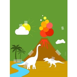 COLLAGE: THE VOLCANO