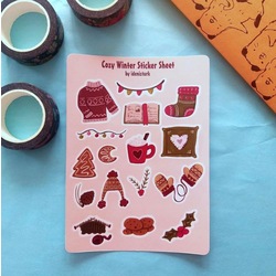 Cozy Winter Sticker Sheet