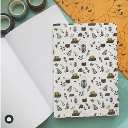 Vintage Pattern Blank Notebook