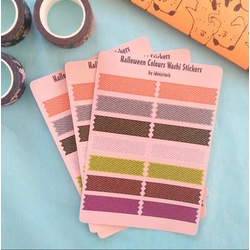 Halloween Colours Washi Sticker Sheet