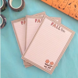 Fall Notes Memopad