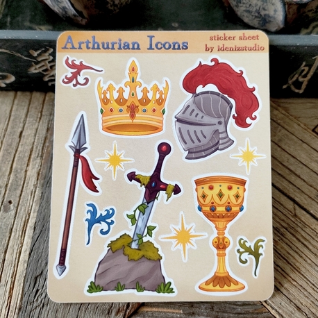 Arthurian Icons Sticker Sayfası