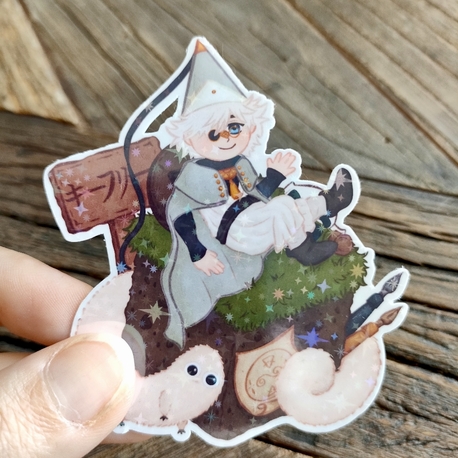 Qifrey ve Brushbuddy Hologram Sticker