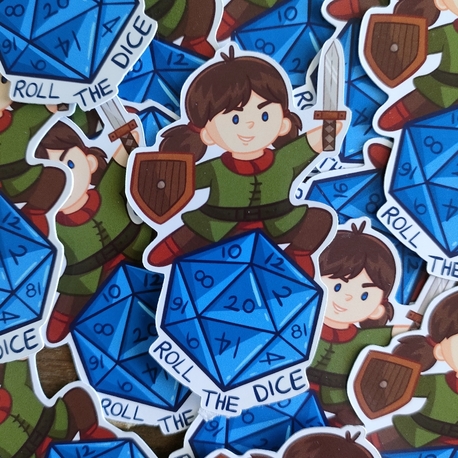 Roll The Dice (kadın) tekli sticker 