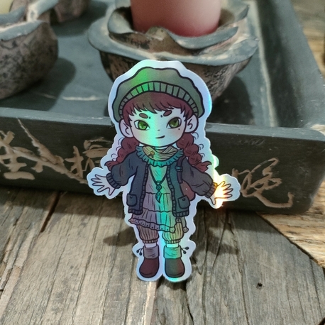 Mori Kei - J-Fashion Metalik Holo sticker
