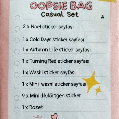 Oopsie Bag Casual Set A