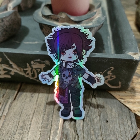 Visual Kei - J-Fashion Metalik Holo sticker