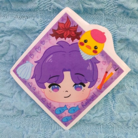 Rafayel Tekli Şeffaf Sticker