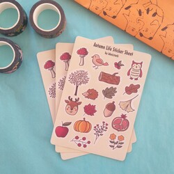 Autumn Life Sticker Sayfası