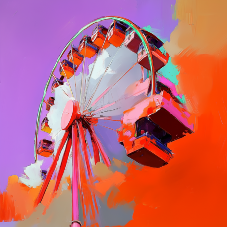 "Ferris Wheel" 30x35 cm