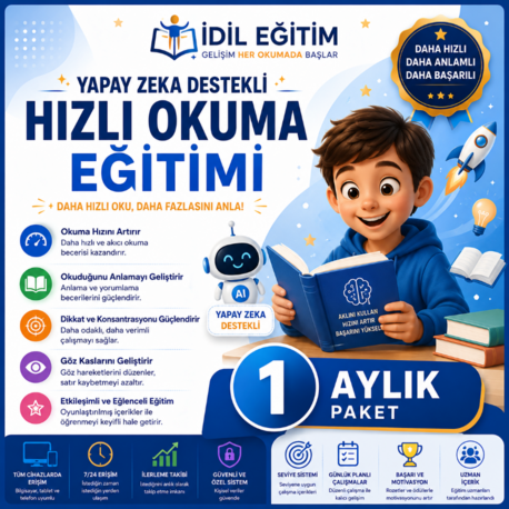 Online Hızlı Okuma Paketi (1 Aylık Paket)