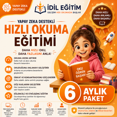 Online Hızlı Okuma Paketi (6 Aylık Paket)