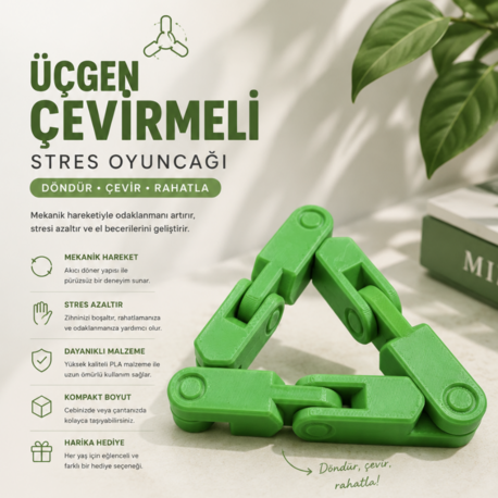 Üçgen Stres Oyuncağı