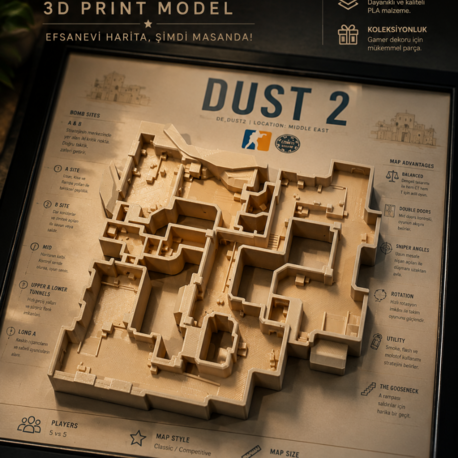 Dust 2 Harita Çerçeveli