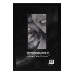 STAR Konseptli - igi QR Kodlu Yaşayan Tablo 21x30 