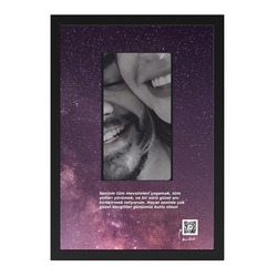 STAR Konseptli - igi QR Kodlu Yaşayan Tablo 21x30 