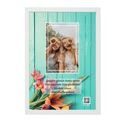 BAHAR Konseptli - igi QR Kodlu Yaşayan Tablo 21x30 