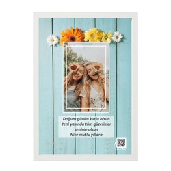 BAHAR Konseptli - igi QR Kodlu Yaşayan Tablo 21x30 