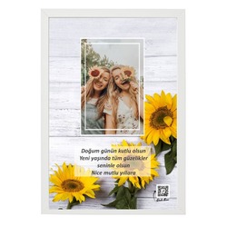 BAHAR Konseptli - igi QR Kodlu Yaşayan Tablo 21x30 