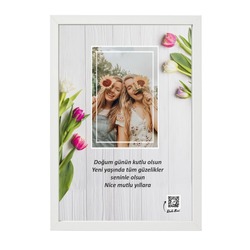 BAHAR Konseptli - igi QR Kodlu Yaşayan Tablo 21x30 