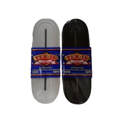 3CM TEK-İŞ 1. KALİTE DOKUMA LASTİK SİYAH - BEYAZ ( 10 METRE )