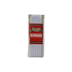 TEK-İŞ 1. KALİTE 2 NO LASTİK BEYAZ ( 10 METRE )