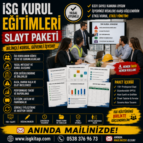 İSG KURUL EĞİTİMLERİ SLAYT PAKETİ