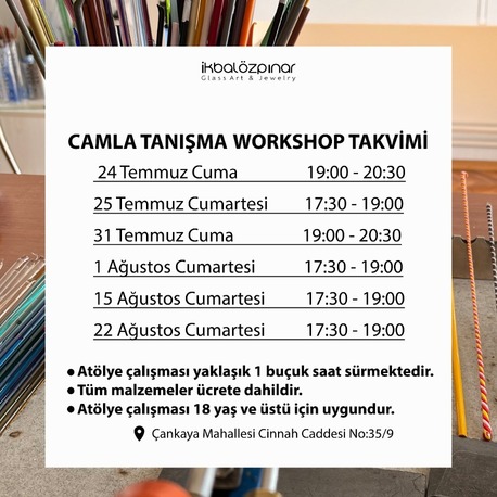 CAMLA TANIŞMA ATÖLYESİ