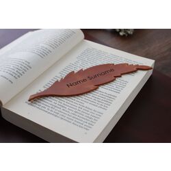Deri Kitap Ayracı 