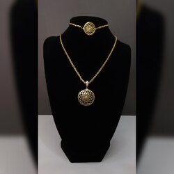 Çelik - Yaşam Çiçeği Kolye&Bileklik Kombin