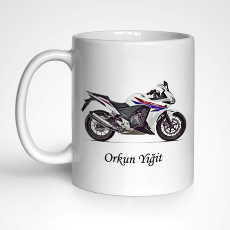 Kişiye Özel İsimli Hediyelik – Motosiklet Temalı Kupa, Mug, CBR