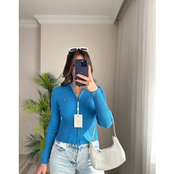 TMMY ÇİFT FERMUARLI FULL LİKRALI HIRKA