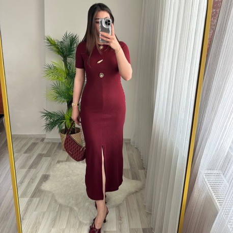 SUMMER GOLD AKSESUARLI OTTOMAN ELBİSE