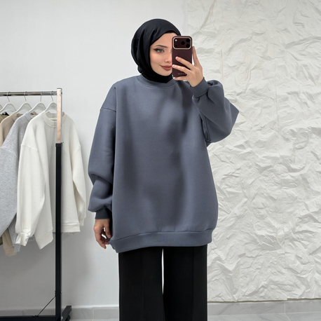 FÜME/ LUNA OVERSİZE SWEAT