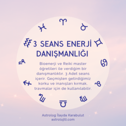 3 Seans Bioenerji ve Reiki ile  Enerji İyileştirme Çalışması