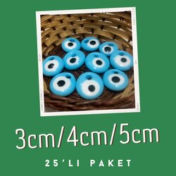 TURKUAZ 25’li paket (3cm-4cm-5cm)