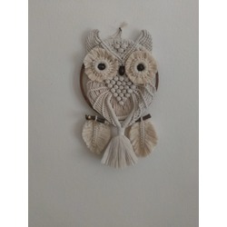 elyapımı baykuş, macrome  handmade owl macrome