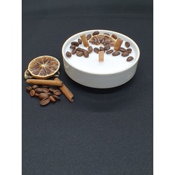 soya wax kahveli & tarçınlı mum   Soy Wax Brown & Cinnamon Candle
