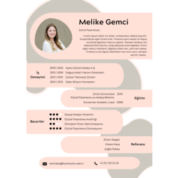 Profesyonel CV Şablonu