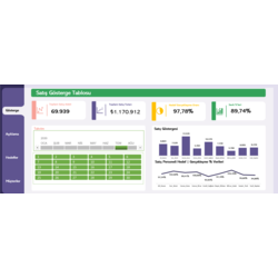 Satış Dashboard Çalışması Excel Dokümanı