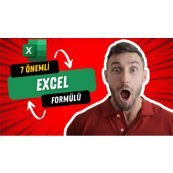 7 Önemli Excel Formülü Excel Çalışma Dokümanı