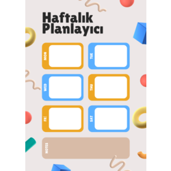 Haftalık Planlayıcı