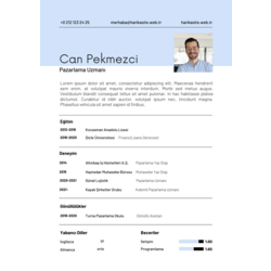 Profesyonel CV Şablonu