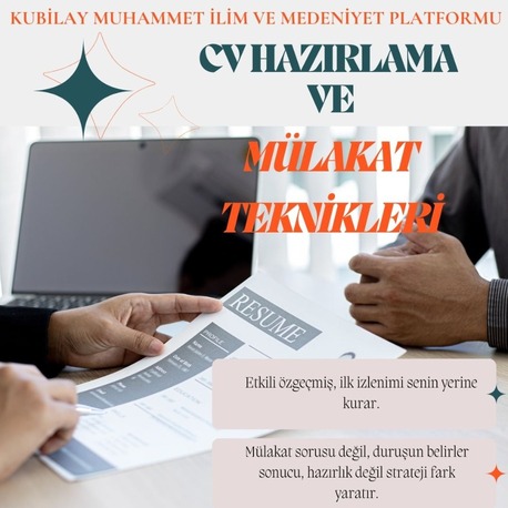 CV Hazırlama ve Mülakat Teknikleri Eğitimi