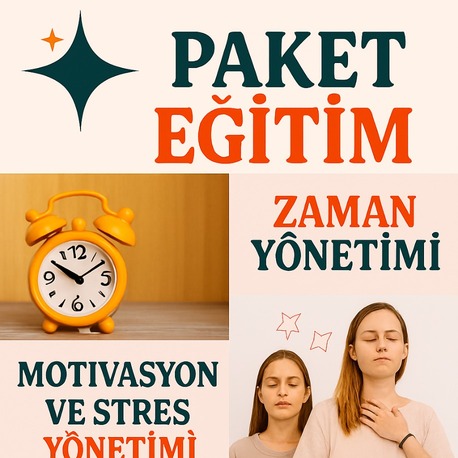 Liderlik, Motivasyon ve Zaman Yönetimi 3'lü Paket Eğitimi