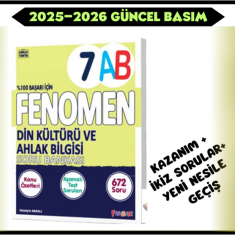 7. SINIF FENOMEN AB DİN KÜLTÜRÜ
