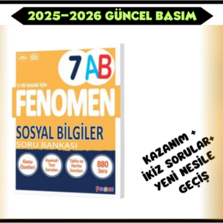 7. SINIF FENOMEN AB SOSYAL BİLGİLER