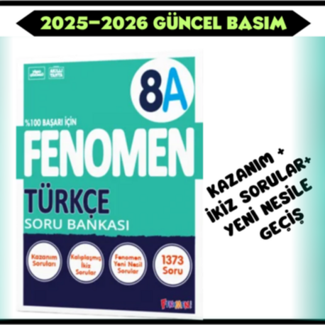 8. SINIF FENOMEN A TÜRKÇE