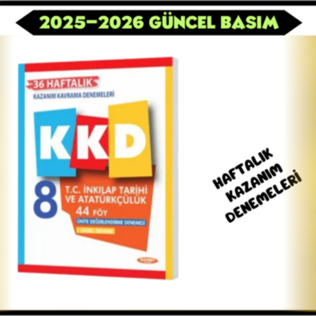 8. SINIF İNKILAP KAZANIM KAVRAMA DENEMELERİ  ( 28 FASİKÜL) 