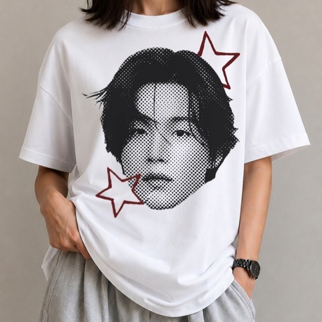 BTS BASKILI TİŞÖRT Hyung line